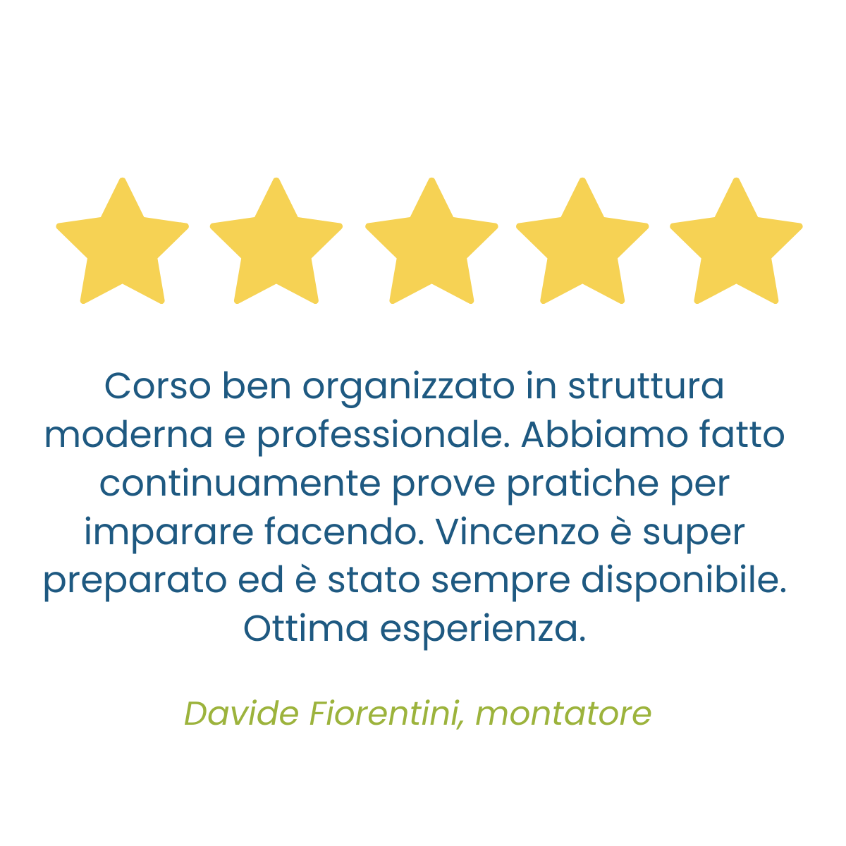 COrso di formazione ottimo