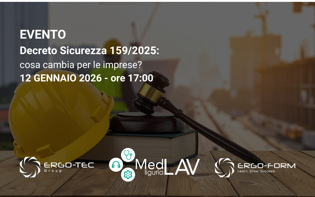 Webinar Decreto Sicurezza 159/2025 : novità e obblighi per le imprese